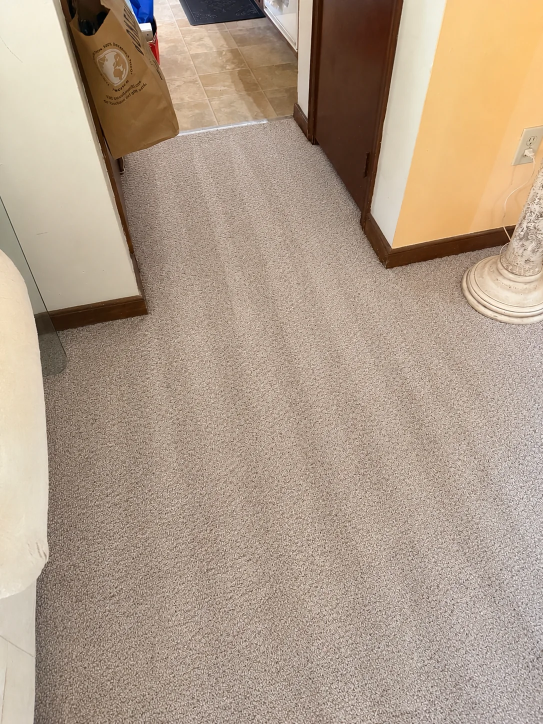 After hallway carpet cleaning in Chesterfield VA with cleaner carpet