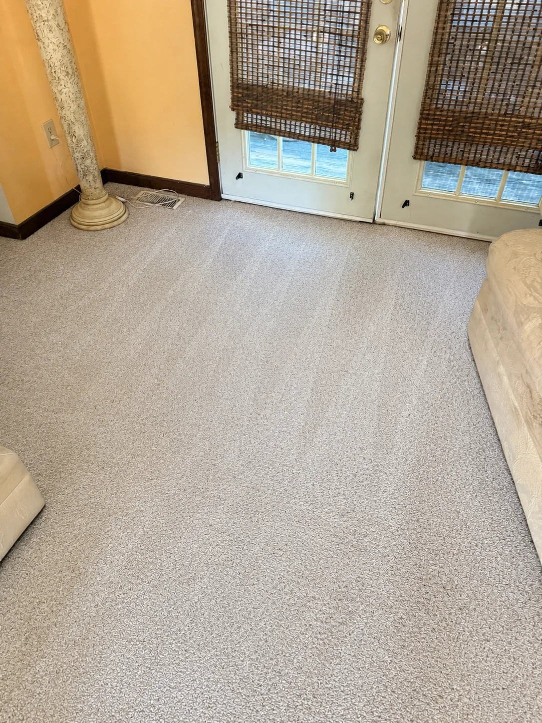 After open room carpet cleaning in Chesterfield VA with brighter carpet