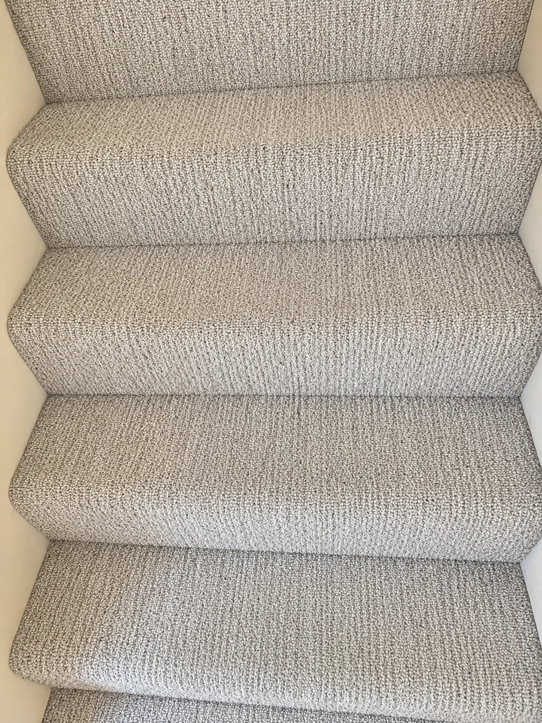 After stair carpet cleaning in Chesterfield VA with refreshed carpet